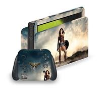 Head Case Designs Officially Licensed Justice League Movie Wonder Woman Poster Logo And Character Art Vinyl Sticker Gaming Skin Decal Cover Compatible With Nintendo Switch OLED Bundle