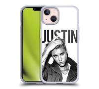 Head Case Designs Officially Licensed Justin Bieber Calendar Black And White Purpose Gel Case [Military Grade Protection] Compatible with Apple iPhone 13 and Compatible with MagSafe