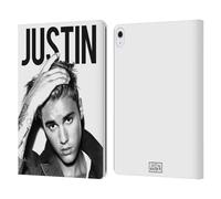 Head Case Designs Officially Licensed Justin Bieber Calendar Black And White Purpose Leather Wallet Case Compatible With Apple iPad Air 13 2024/2025