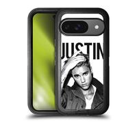 Head Case Designs Officially Licensed Justin Bieber Calendar Black And White Purpose Ultra-Armoured Shockproof Case [Military Grade Protection] Compatible With Google Pixel 9 / Pixel 9 Pro