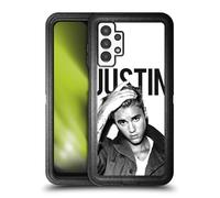 Head Case Designs Officially Licensed Justin Bieber Calendar Black And White Purpose Ultra-Armoured Shockproof Case [Military Grade Protection] Compatible With Samsung Galaxy A13 (2022)