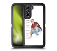 Head Case Designs Officially Licensed Justin Bieber Calendar Photo And Text Purpose Ultra-Armoured Shockproof Case [Military Grade Protection] Compatible With Samsung Galaxy S21 FE 5G