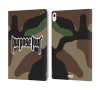 Head Case Designs Officially Licensed Justin Bieber Camouflage Tour Merchandise Leather Wallet Case Compatible With Apple iPad Air 13 2024/2025