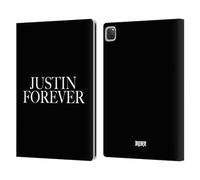 Head Case Designs Officially Licensed Justin Bieber Forever Tour Merchandise Leather Wallet Case Compatible With Apple iPad Pro 13 M4 2024