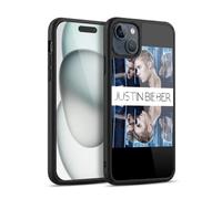 Head Case Designs Officially Licensed Justin Bieber Mirrored Purpose Gel Armour Case [Military Grade Protection] Compatible With Apple iPhone 15 Plus