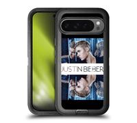 Head Case Designs Officially Licensed Justin Bieber Mirrored Purpose Ultra-Armoured Shockproof Case [Military Grade Protection] Compatible With Google Pixel 9 Pro XL