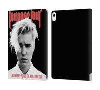 Head Case Designs Officially Licensed Justin Bieber Purpose Poster Tour Merchandise Leather Wallet Case Compatible With Apple iPad Air 13 2024/2025