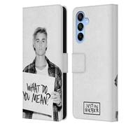 Head Case Designs Officially Licensed Justin Bieber What Do You Mean Photo Purpose Leather Wallet Case Compatible With Samsung Galaxy A16 5G