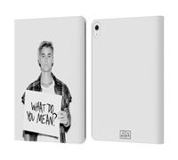 Head Case Designs Officially Licensed Justin Bieber What Do You Mean Photo Purpose Leather Wallet Case Compatible With Apple iPad Air 13 2024/2025
