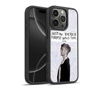 Head Case Designs Officially Licensed Justin Bieber World Tour 2016 Purpose Gel Armour Case [Military Grade Protection] Compatible With Apple iPhone 16 Pro