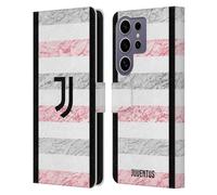 Head Case Designs Officially Licensed Juventus Football Club Away 2023/24 Match Kit Leather Wallet Case Compatible with Samsung Galaxy S25 Ultra