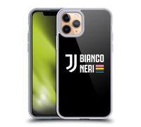 Head Case Designs Officially Licensed Juventus Football Club Bianco Neri Graphic Collection Gel Case [Military Grade Protection] Compatible with Apple iPhone 11 Pro and Compatible with MagSafe