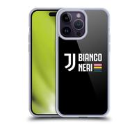 Head Case Designs Officially Licensed Juventus Football Club Bianco Neri Graphic Collection Gel Case [Military Grade Protection] Compatible with Apple iPhone 14 Pro Max and Compatible with MagSafe