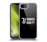 Head Case Designs Officially Licensed Juventus Football Club Bianco Neri Graphic Collection Gel Case [Military Grade Protection] Compatible with Apple iPhone 16e and Compatible with MagSafe