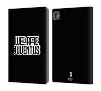 Head Case Designs Officially Licensed Juventus Football Club Black & White Graphic Collection Leather Wallet Case Compatible With Apple iPad Pro 11 M4/M5 2024/2025