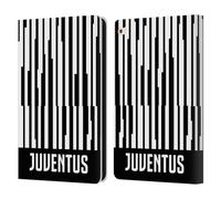Head Case Designs Officially Licensed Juventus Football Club Distorted Stripes Graphic Collection Leather Wallet Case Compatible With Apple iPad Air 2 (2014)