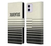 Head Case Designs Officially Licensed Juventus Football Club Gradual Stripes Graphic Collection Leather Wallet Case Compatible With Apple iPhone 11