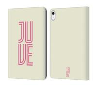 Head Case Designs Officially Licensed Juventus Football Club Juve Inline Graphic Collection Leather Wallet Case Compatible With Apple iPad 10.9 2022/2025