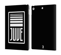 Head Case Designs Officially Licensed Juventus Football Club Juve Patch Graphic Collection Leather Wallet Case Compatible With Apple iPad 10.2 2019/2020/2021