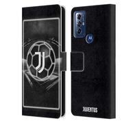 Head Case Designs Officially Licensed Juventus Football Club Logo Neon Leather Book Wallet Case Compatible With Motorola Moto G Play (2023)
