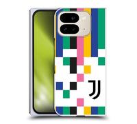 Head Case Designs Officially Licensed Juventus Football Club Pixel Pattern Graphic Collection Hard Back Case Compatible With Google Pixel 9 Pro Fold