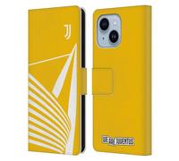 Head Case Designs Officially Licensed Juventus Football Club Stadium Yellow Graphic Collection Leather Wallet Case Compatible With Apple iPhone 14 Plus