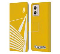 Head Case Designs Officially Licensed Juventus Football Club Stadium Yellow Graphic Collection Leather Wallet Case Compatible With Motorola Moto G53 5G