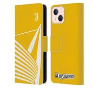 Head Case Designs Officially Licensed Juventus Football Club Stadium Yellow Graphic Collection Leather Wallet Case Compatible With Apple iPhone 13