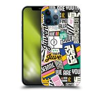 Head Case Designs Officially Licensed Juventus Football Club Sticker Pattern Graphic Collection Hard Back Case Compatible With Apple iPhone 12 Pro Max