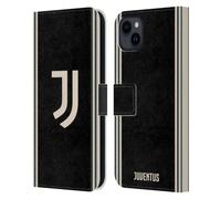 Head Case Designs Officially Licensed Juventus Football Club Third 2025/26 Kit Leather Wallet Case Compatible With Apple iPhone 15 Plus