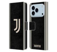 Head Case Designs Officially Licensed Juventus Football Club Third 2025/26 Kit Leather Wallet Case Compatible With Apple iPhone 17 Pro