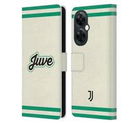 Head Case Designs Officially Licensed Juventus Football Club Varsity Stripes Graphic Collection Leather Wallet Case Compatible With OnePlus Nord N30