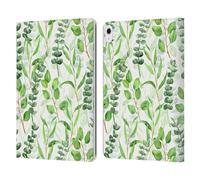 Head Case Designs Officially Licensed Katerina Kirilova Eucalyptus Mix Fruits & Foliage Patterns Leather Wallet Case Compatible With Apple iPad Air 13 2024/2025