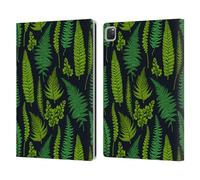 Head Case Designs Officially Licensed Katerina Kirilova Greens Art Leather Wallet Case Compatible With Apple iPad Pro 12.9 2020/2021/2022