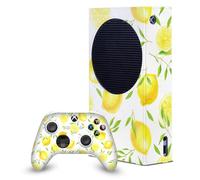 Head Case Designs Officially Licensed Katerina Kirilova Lemons Patterns Game Console Wrap and Game Controller Skin Bundle Compatible With Xbox Series S Console & Controller Bundle