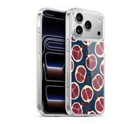 Head Case Designs Officially Licensed Katerina Kirilova Pomegranate Slices Fruits & Foliage Patterns Gel Case [Military Grade] Compatible with Apple iPhone 17 Pro Max and Compatible with MagSafe