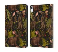 Head Case Designs Officially Licensed Katerina Kirilova Rabbits Graphics Leather Wallet Case Compatible With Apple iPad 10.9 2022/2025