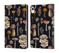 Head Case Designs Officially Licensed Katerina Kirilova Wild Mushrooms Art Leather Wallet Case Compatible With Apple iPad mini (2021/2024)