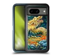 Head Case Designs Officially Licensed Kayomi Harai Asian Dragon In The Moon Animals And Fantasy Ultra-Armoured Shockproof Case [Military Grade Protection] Compatible With Google Pixel 8