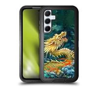 Head Case Designs Officially Licensed Kayomi Harai Asian Dragon In The Moon Animals And Fantasy Ultra-Armoured Shockproof Case [Military Grade Protection] Compatible With Samsung Galaxy A55 5G