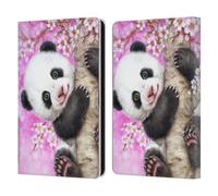Head Case Designs Officially Licensed Kayomi Harai Cherry Blossom Panda Animals And Fantasy Leather Wallet Case Compatible With Amazon Kindle Paperwhite 6