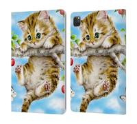 Head Case Designs Officially Licensed Kayomi Harai Cherry Tree Kitten Animals And Fantasy Leather Wallet Case Compatible With Apple iPad Pro 11 2020/2021 / 2022