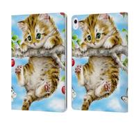 Head Case Designs Officially Licensed Kayomi Harai Cherry Tree Kitten Animals And Fantasy Leather Wallet Case Compatible With Apple iPad Air 13 2024/2025