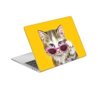 Head Case Designs Officially Licensed Kayomi Harai Cool Cat Graphic Art Vinyl Sticker Skin Decal Cover Compatible With MacBook Pro 13" A2338