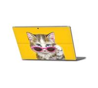 Head Case Designs Officially Licensed Kayomi Harai Cool Cat Graphic Art Vinyl Sticker Skin Decal Cover Compatible With Microsoft Surface Pro 4/5/6