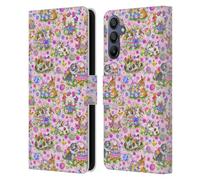 Head Case Designs Officially Licensed Kayomi Harai Easter Friends Pattern Magical Fantasy Leather Wallet Case Compatible With Samsung Galaxy A15