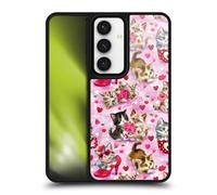 Head Case Designs Officially Licensed Kayomi Harai Hugs & Kisses Kittens Pattern Magical Fantasy Gel Armour Case [Military Grade Protection] Compatible With Samsung Galaxy S24 5G