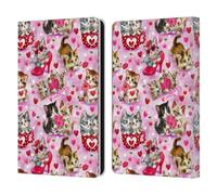 Head Case Designs Officially Licensed Kayomi Harai Hugs & Kisses Kittens Pattern Magical Fantasy Leather Wallet Case Compatible With Amazon Kindle Paperwhite 6