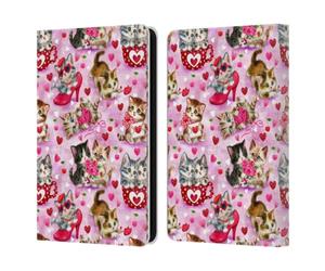 Head Case Designs Officially Licensed Kayomi Harai Hugs & Kisses Kittens Pattern Magical Fantasy Leather Wallet Case Compatible With Amazon Kindle 11th Gen 6in 2022