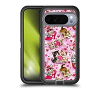 Head Case Designs Officially Licensed Kayomi Harai Hugs & Kisses Kittens Pattern Magical Fantasy Ultra-Armoured Shockproof Case [Military Grade Protection] Compatible With Google Pixel 10 Pro XL